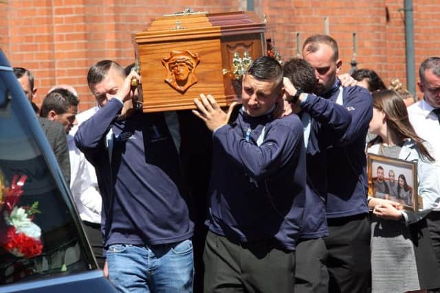 Billy McConville's funeral
