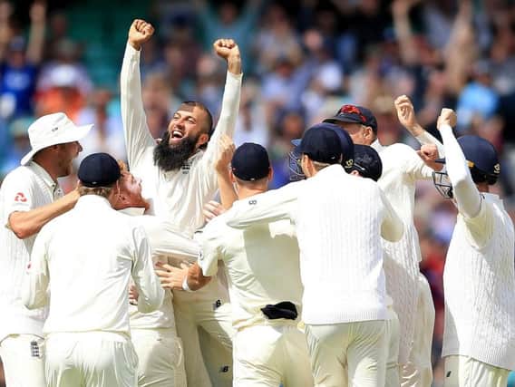 Moeen Ali took a hat-trick to wrap up victory