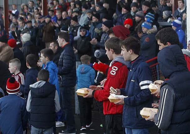 Irish League fans. Pic by Pacemaker.