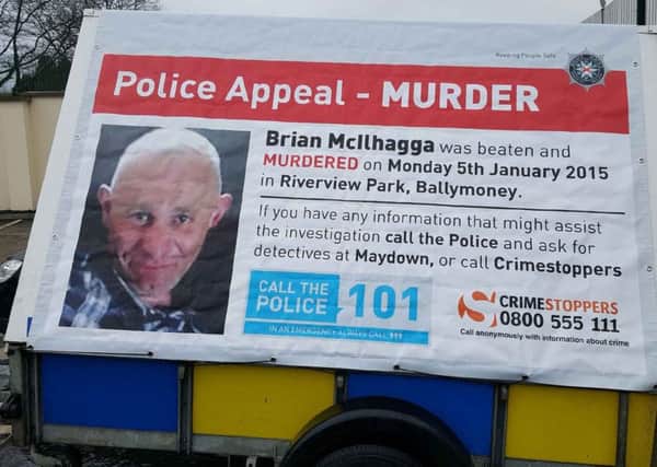 Three men arrested by detectives investigating the murder of father-of-five Brian McIlhagga in Co Antrim have been released.