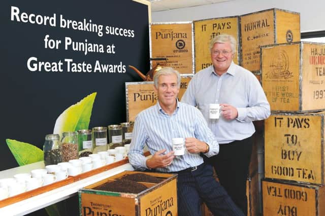 Cousins Ross and David Thompson have now earned stars for their Punjana tea and other blends for 10 years