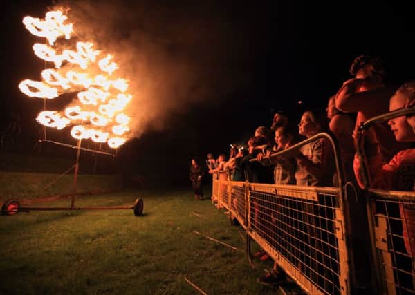One of the fire displays at last year's Feile finale (Gavan Connolly GC Photographics)