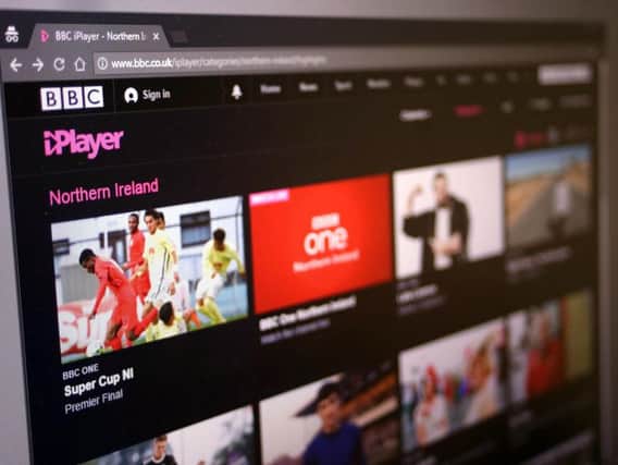 A general view of the BBC iPlayer's Northern Ireland home page, as research shows that 65% of adults in Northern Ireland use the service.