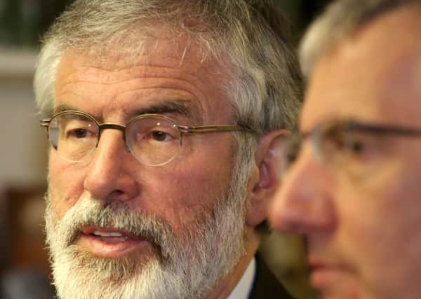 Gerry Adams has been pressing for a stand alone Irish Language Act. Pic: Press Eye.