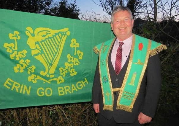 Picture of Gerry McGeough posted on the Tyrone AOH Facebook page