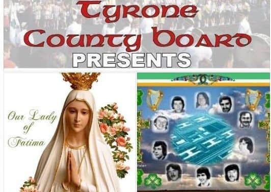 AOH Tyrone County Board promoting an Our Lady of Fatima event running alongside a hunger stirke commemoration