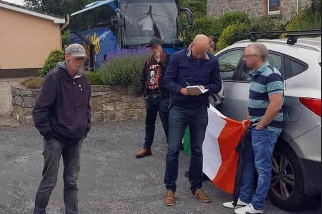 A British Legion band was forced to cancel a fundraising concert after a protest by republicans in Co Limerick