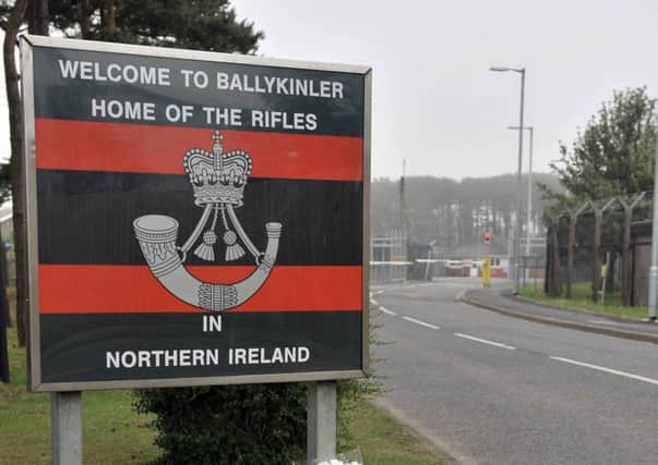 Abercorn barracks at Ballykinlar base in Co Down