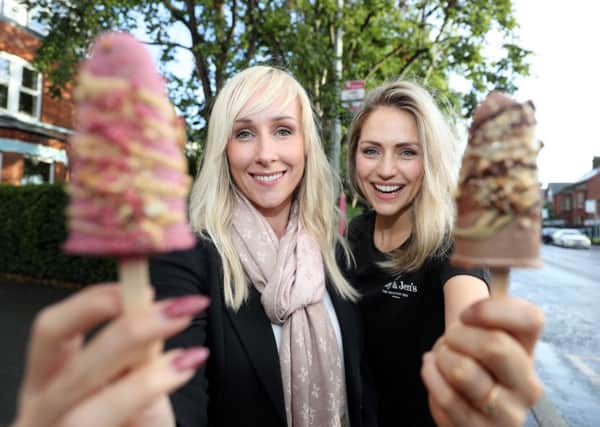 Sarah Shimmons, Head of Marketing at Linwoods and Jenny Curran, nutritionist and Co-Founder of Tony & Jen's (Press Eye Ltd - Northern Ireland).