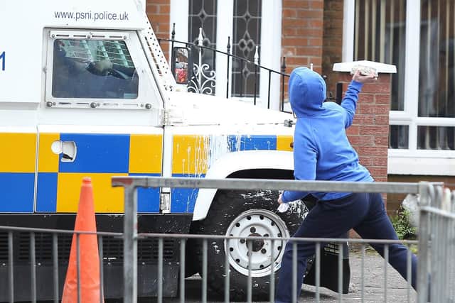 Police come under attack in the Markets area of Belfast