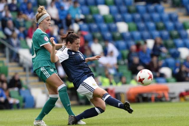 Scotland's Donna Paterson   and Germany's  Laura Freigang