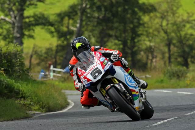 Bruce Anstey was second quickest on the Padgetts Honda RC213V-S in qualifying for the Dundrod 150 Superbike race.