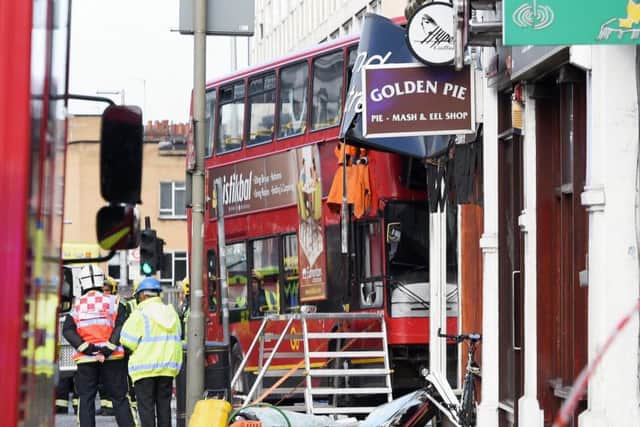 London Bus Crash