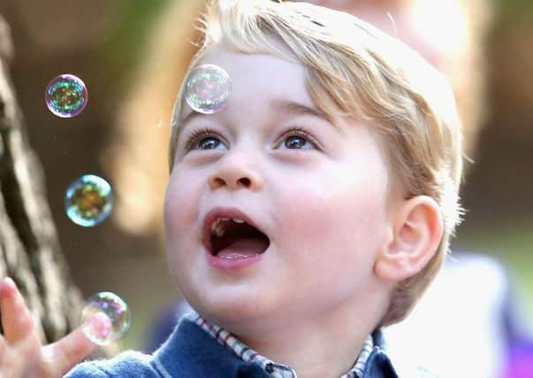 Four-year-old Prince George has been called a gay icon by website Pink News