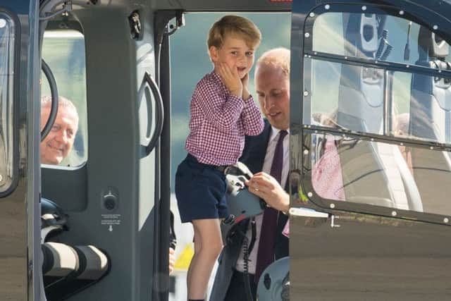 The picture of Prince George which prompted the original article by PinkNews, in which the four-year-old was described as a gay icon