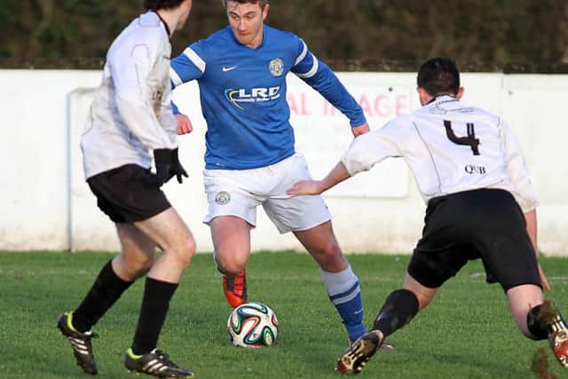 Limavady United striker Shane Jennings netted twice at the Showgrounds.