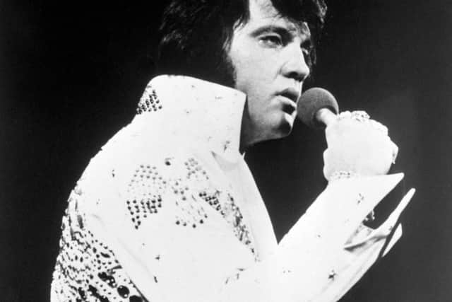 Undated handout photo Elvis Presley, whose ex-wife Priscilla has revealed she still finds it difficult to believe the king of rock'n'roll is not alive