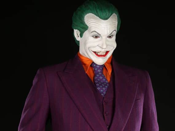 Undated handout photo issued by Prop Store of Jack Nicholson's Joker costume from Batman, which is to be sold at auction.