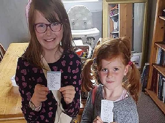 Sisters Grace Elizabeth (left) and Kara McKinney, who police are trying to trace after they were last seen in Perth and Kinross.