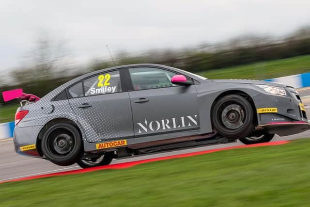 Smiley drives for the BTC Norlin Racing team