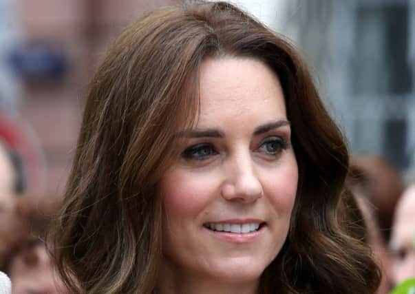 File photo dated 20/07/17 of The Duchess of Cambridge