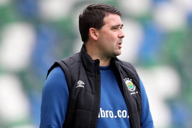 Linfield manager David Healy. Pic by PressEye.