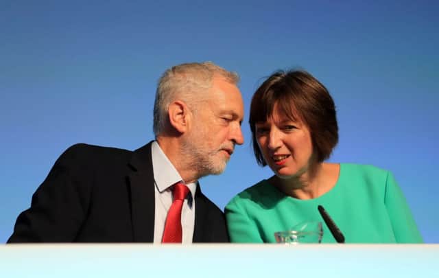 The TUC leader Frances OGrady and Labour Jeremy Corbyn back the call