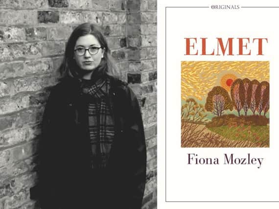 Undated handout photos issued by the Man Booker Prize of Fiona Mozley, with the cover of her book Elmet, one of the shortlisted books for the Man Booker Prize 2017.