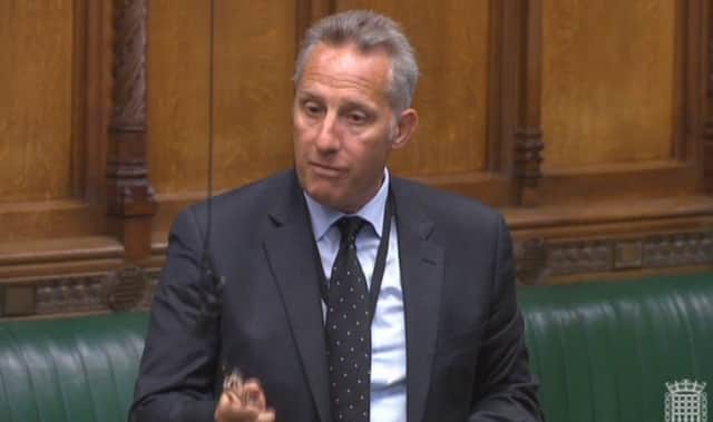 DUP Ian Paisley speaking during a debate on NHS pay rises on Wednesday evening, in which the DUP sided with Labour.