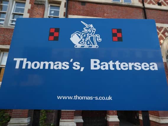 File photo dated 24/3/2017 of a sign outside Thomas's Battersea in London, as a review has been launched of security arrangements at the school attended by Prince George after a 40-year-old woman was arrested on suspicion of attempted burglary, Scotland Yard said.