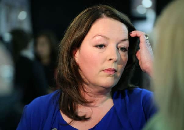 Tina McKenzie pictured at the 2014 count for that year's European elections, when she stood as a candidate but failed to be elected