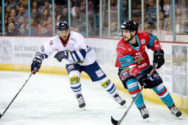 Belfast Giants on the attack