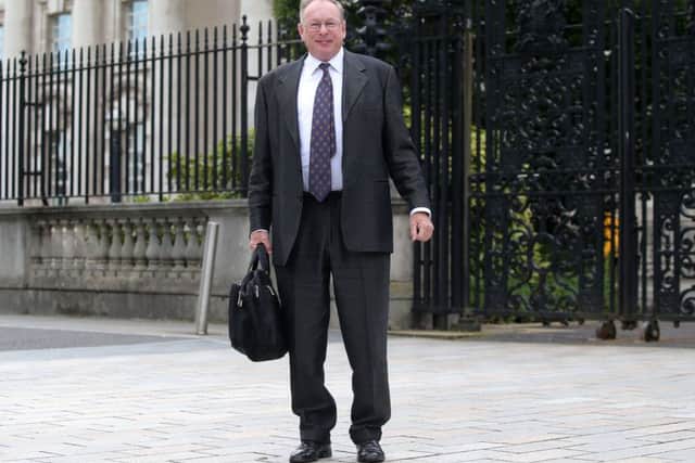 Ornithologist Chris Murphy arrives at the High Court in Belfast where judgement was due on his new bid to stop the A6 dual carriageway.

Picture: Jonathan Porter/PressEye.com