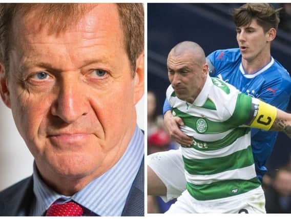 Alistair Campbell thought of the idea of arranging a friendly match between Rangers and Celtic, and having them wearing each others shirt