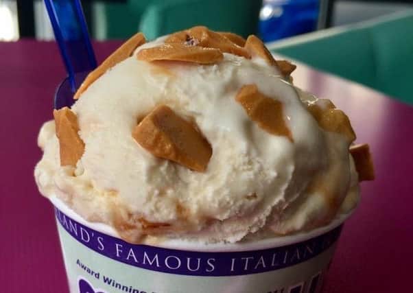 Morellis makes over 50 flavours of ice cream.