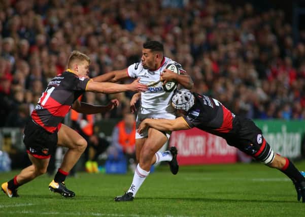 Ulster's Charles Piutau Pictured during the Ulster V Dragons Guinness Pro14 game at the Kingspan Stadium in Belfast