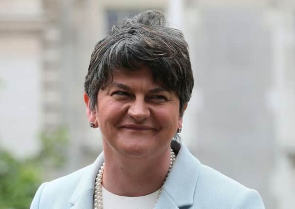 DUP leader Arlene Foster was enterprise minister at the time