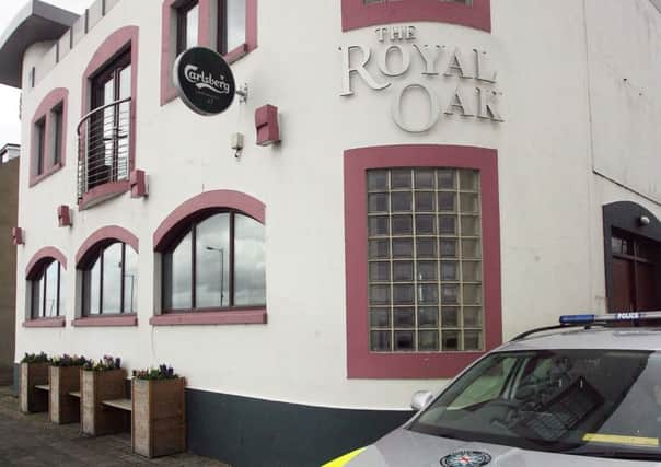 The Royal Oak bar in Carrickfergus. Picture: PressEye