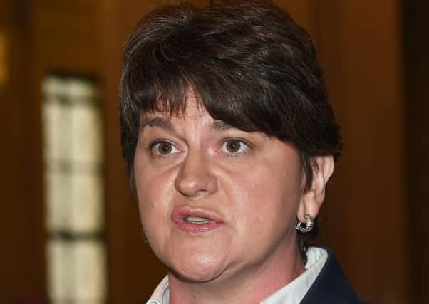 Arlene Foster was minister at the time