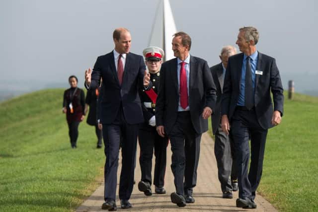The Duke of Cambridge at the Milton Keynes Rose as he visits the town to join in celebrations to mark the 50th anniversary of Milton Keynes.