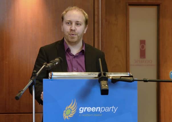 Steven Agnew told the Greens conference at the weekend that Sinn Fein was using the Irish language as an excuse not to go into government