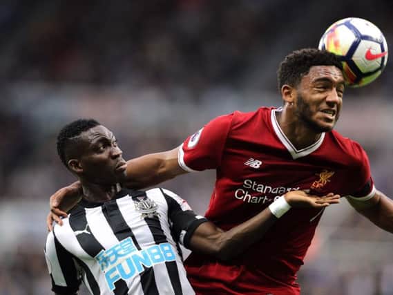 Newcastle United hosted Liverpool at St James's Park yesterday. The match finished in a 1-1 draw.