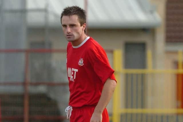 Darren Kelly during his Portadown days. Pic by Pacemaker Ltd.