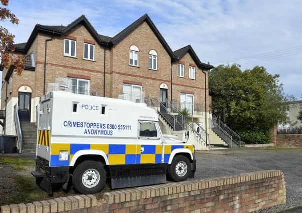 The death of a woman whose body was found in a Belfast flat is being treated as murder, police have said.
 Marie Conlon, 68, was discovered in the flat in Larkspur Rise in the west of the city last Friday.
The murder inquiry was launched by detectives from the PSNI's Serious Crime
Branch.
 Photo: Presseye/Stephen Hamilton