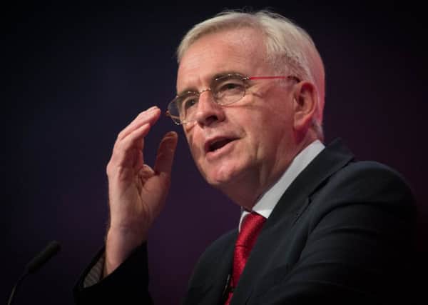 The shadow chancellor believes Theresa May lacks a Commons majority for no deal