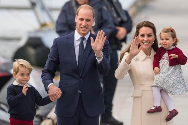 Duke and Duchess of Cambridge, Prince George and Princess Charlotte.