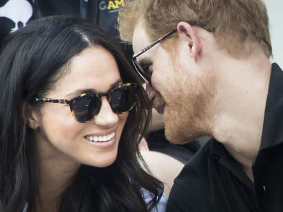 Prince Harry and Meghan at the 2017 Invictus Games in Toronto, Canada