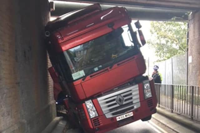 Rail passengers will suffer delays in the coming weeks due to lorries hitting bridges