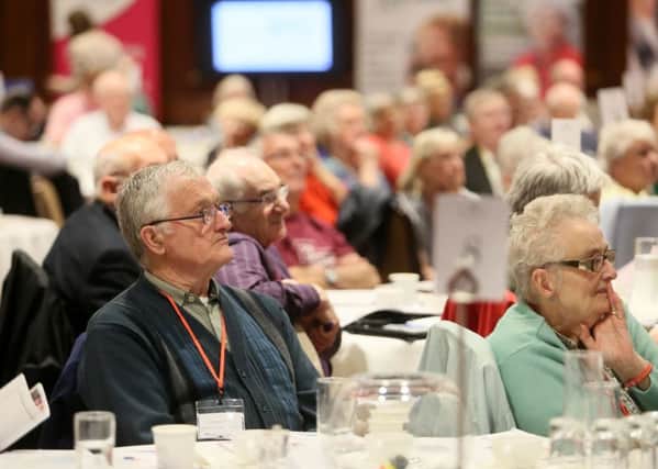 The NI Pensioners Parliament meeting in Belfast on Thursday