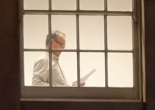 Sinn Fein negotiator Gerry Kelly seen in the party's offices at Stormont tonight. Photo: Niall Carson/PA Wire
